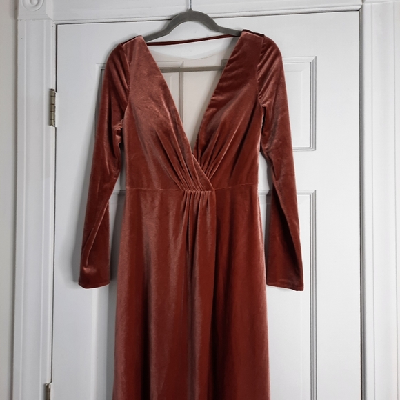 New Jenny Yoo Logan Velvet Dress/Gown Formal - Picture 3 of 11